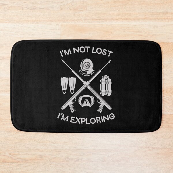 Item preview, I am Not Lost I am Exploring Funny Scuba Diving Gift for Scuba Diver, Spearfishing, Dive Master designed and sold by xtocky.