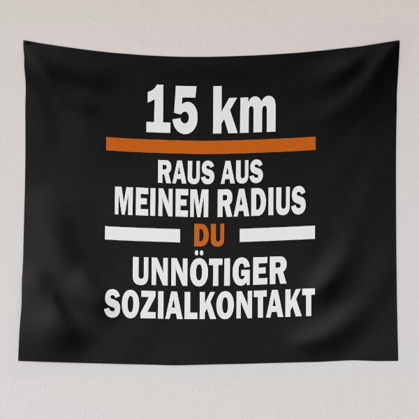Item preview, Get out of my radius you unnecessary social contact designed and sold by Stndor.