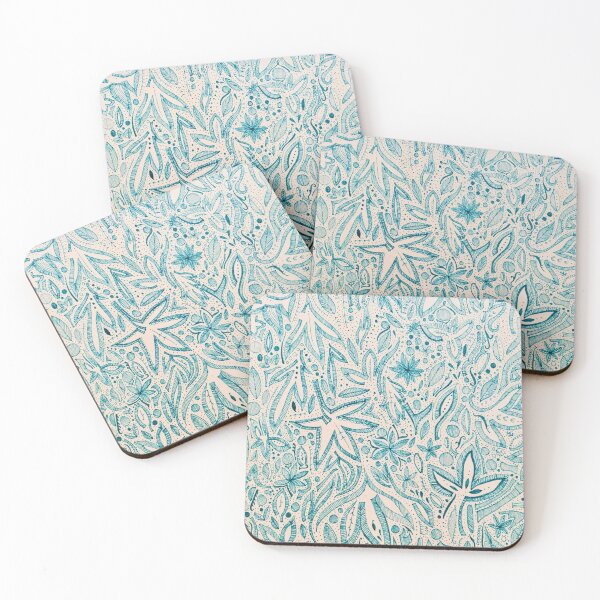 Item preview, Blue Flower Pattern designed and sold by Isabelle Stuckey.