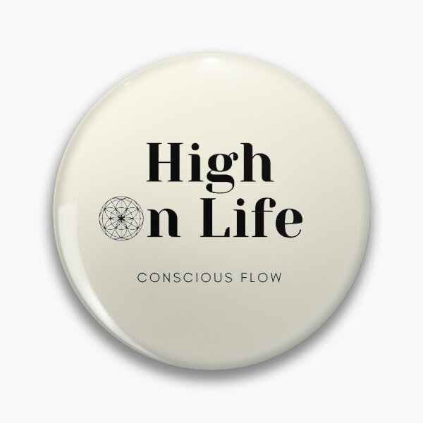 Item preview, High On Life Sacred Geometry Conscious Flow designed and sold by shantishirts.