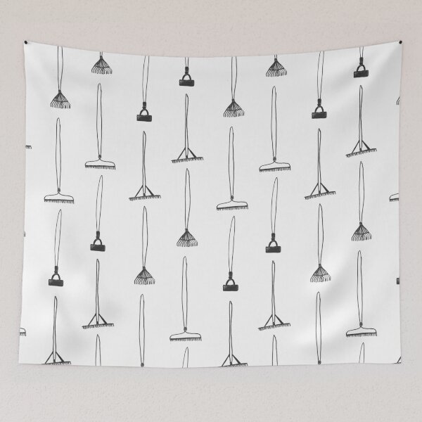 Item preview, Rakes & Hoes - Monochrome designed and sold by crumpsticks.