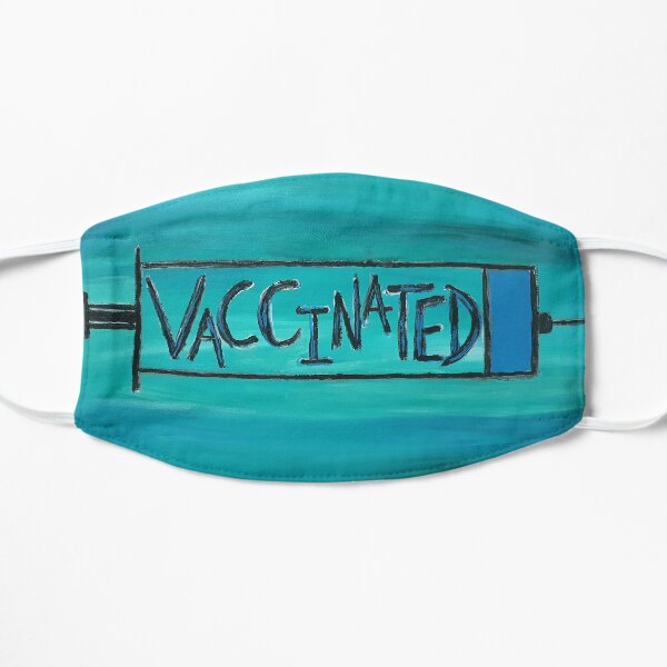 Vaccinated 2 Flat Mask