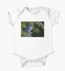 Belted Kingfisher - female (Ceryle alcyon) One Piece - Short Sleeve