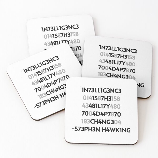 Item preview, Stephen Hawking Intelligence Quote designed and sold by nipsday.