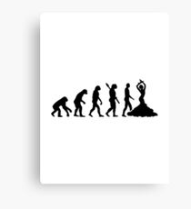 Evolution Flamenco Canvas Print