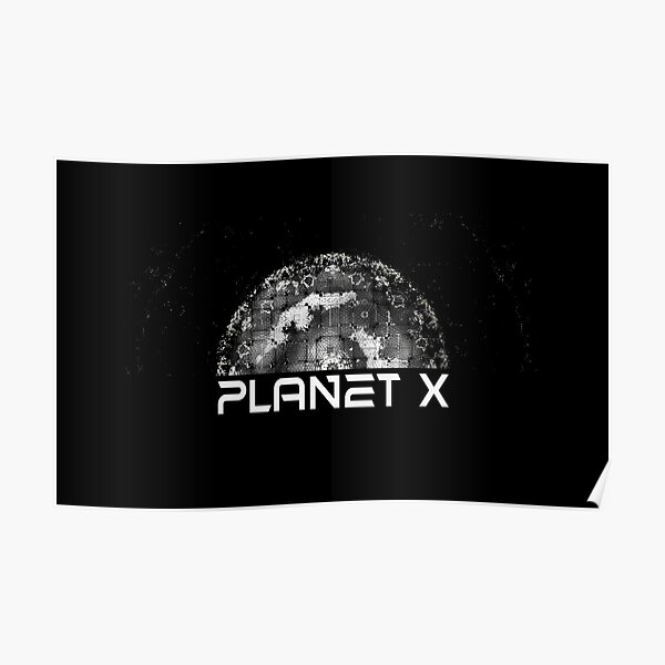 "Space Age Astronomy Art X Brand Logo" Poster for Sale by
