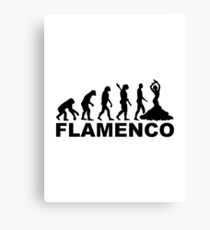Evolution Flamenco Canvas Print