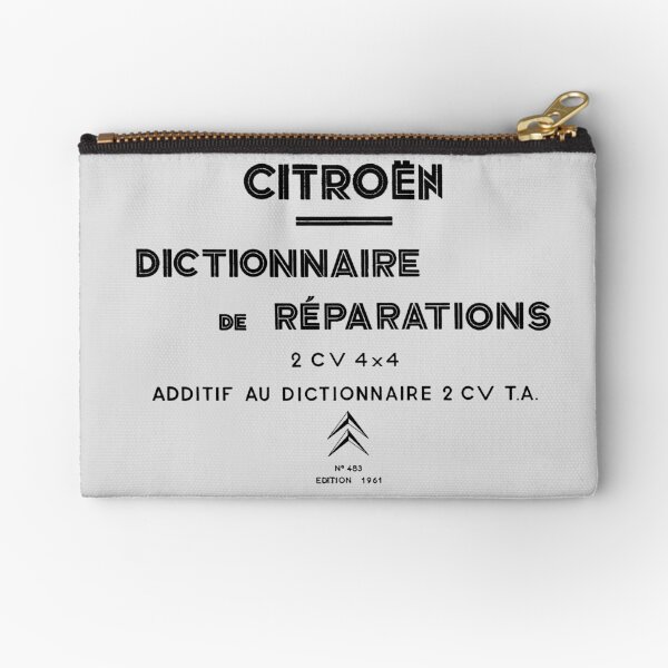 CITROEN 2CV Zipper Pouch