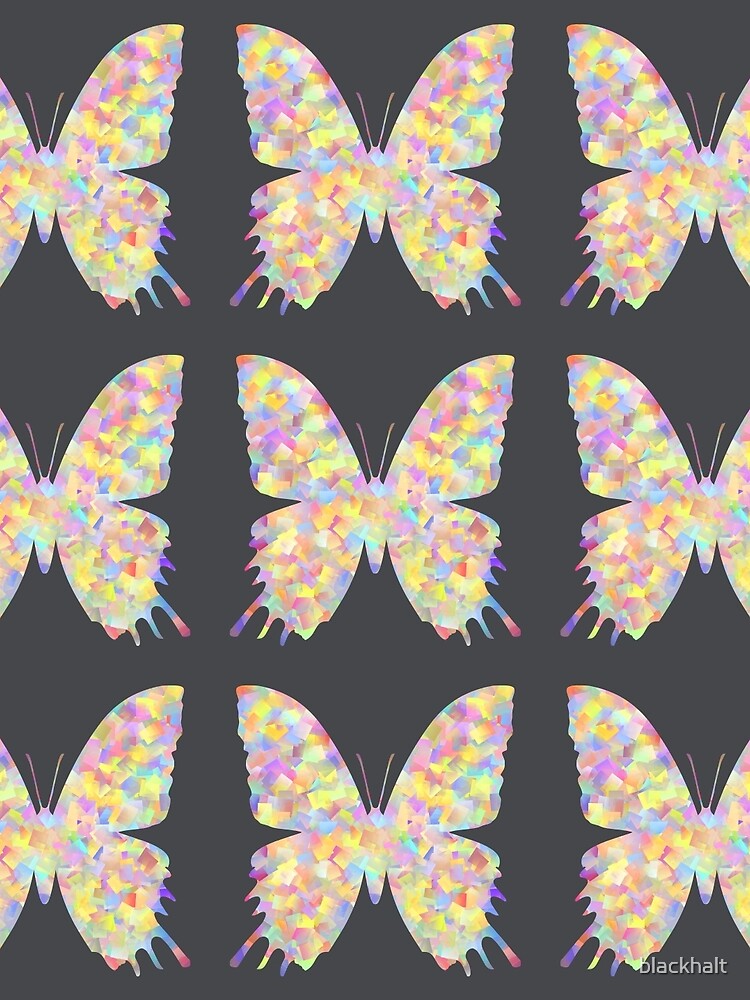 Pastel Motley Butterfly by blackhalt