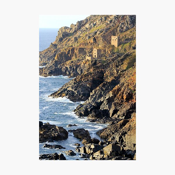 The Crowns Engine Houses, Botallack Photographic Print