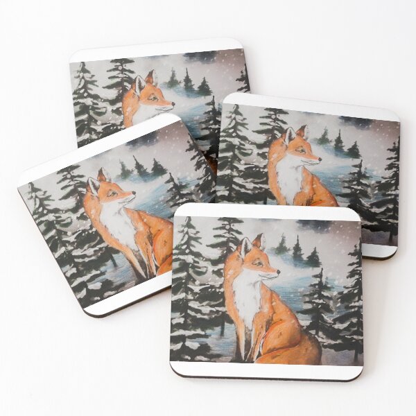 Item preview, Fox in the snow designed and sold by Sifan.