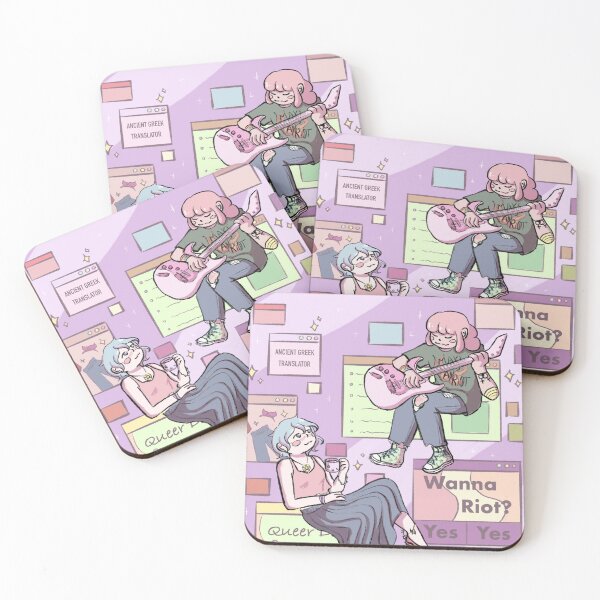 Item preview, Wanna riot?  designed and sold by Juneasinjuly.