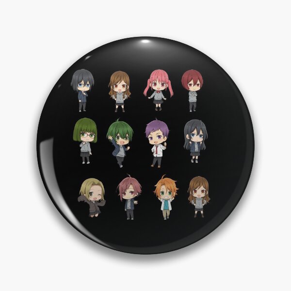 horimiya chibi Badge