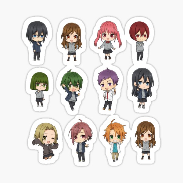 horimiya chibi Sticker