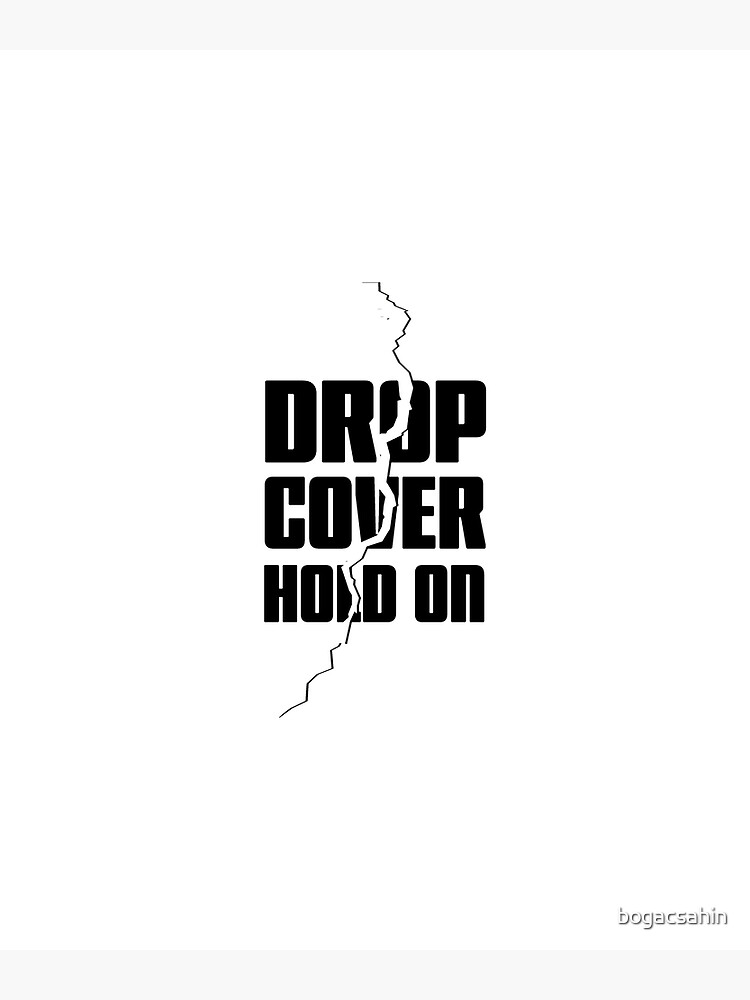 Drop Cover Hold On Earthquake