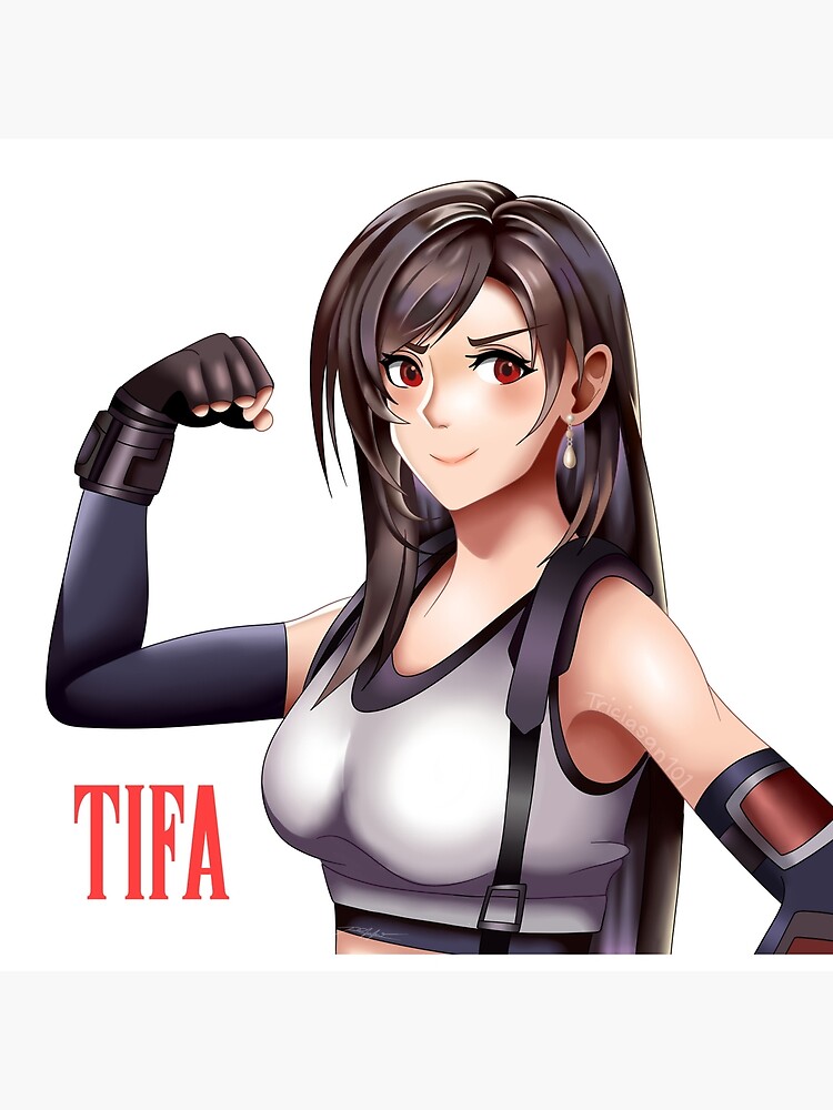 Wallpaper ID: 512319 / character, full length, young women, video games,  warm clothing, digital, Final Fantasy VII, white background, scarf,  hairstyle, winter, young adult, Tifa Lockhart free download