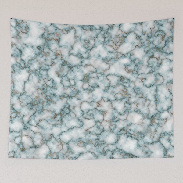Item preview, Black, Blue and White marble pattern designed and sold by LaBellCreative.