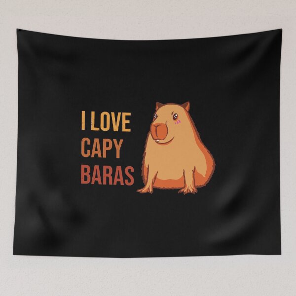 Item preview, I Love Capybaras Retro Vintage Capybara Gifts designed and sold by leofel.