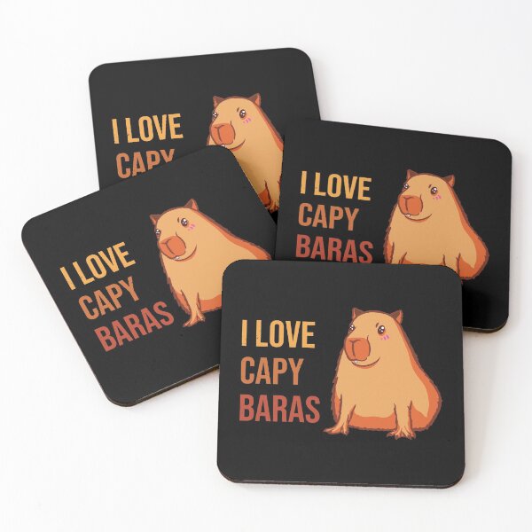 Item preview, I Love Capybaras Retro Vintage Capybara Gifts designed and sold by leofel.