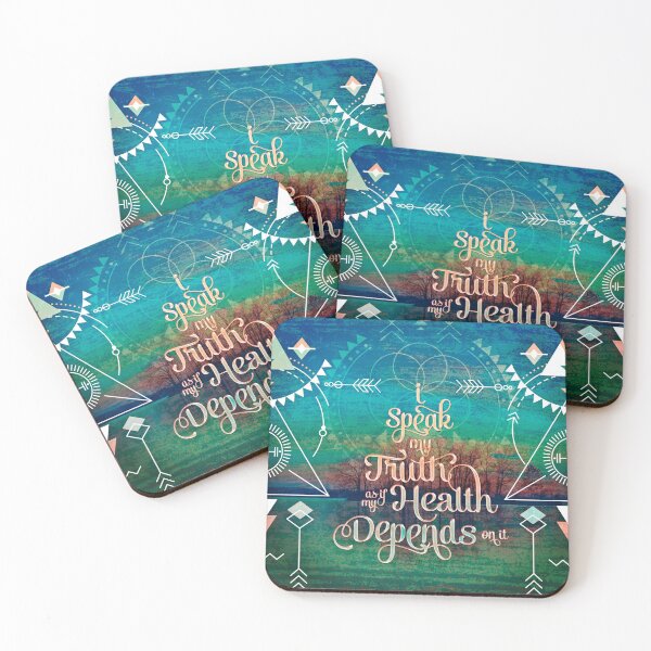 Item preview, iSpeak Truth Mantra Geometry Nature Mandala designed and sold by webgrrl.
