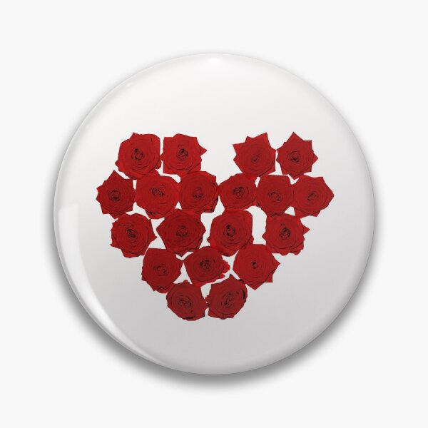 Item preview, Rose Heart Flower Heart Valentine's Day Love white designed and sold by 7T-Designs.