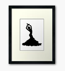 Flamenco woman Framed Print