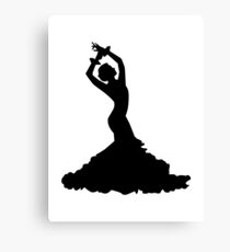 Flamenco woman Canvas Print