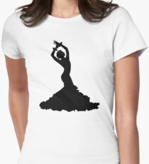 Flamenco woman Women's Fitted T-Shirt