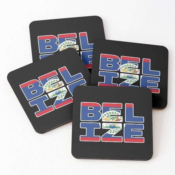 Item preview, Belize Flag Text designed and sold by OldDannyBrown.