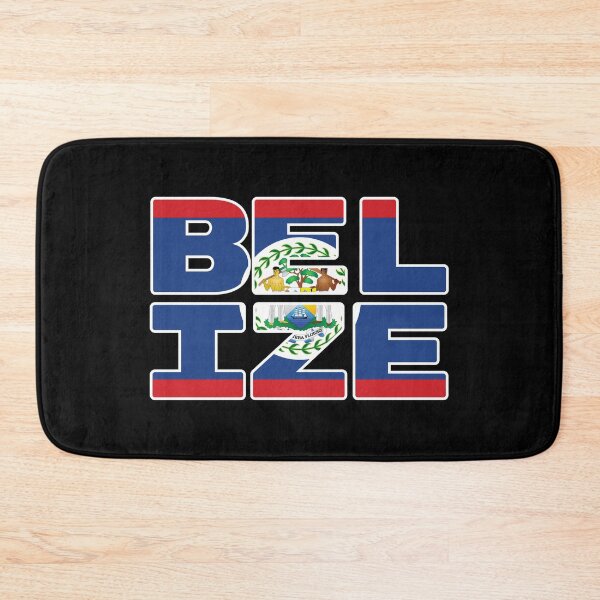 Item preview, Belize Flag Text designed and sold by OldDannyBrown.