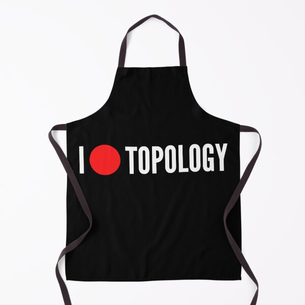 Item preview, I love topology math geek joke - black oneline designed and sold by ArtsySue.