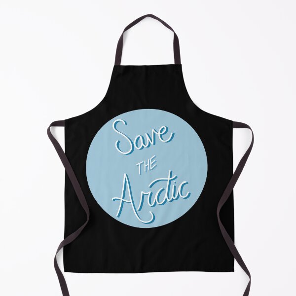 Item preview, Save the Arctic Blue typography designed and sold by ToriaScarlett.