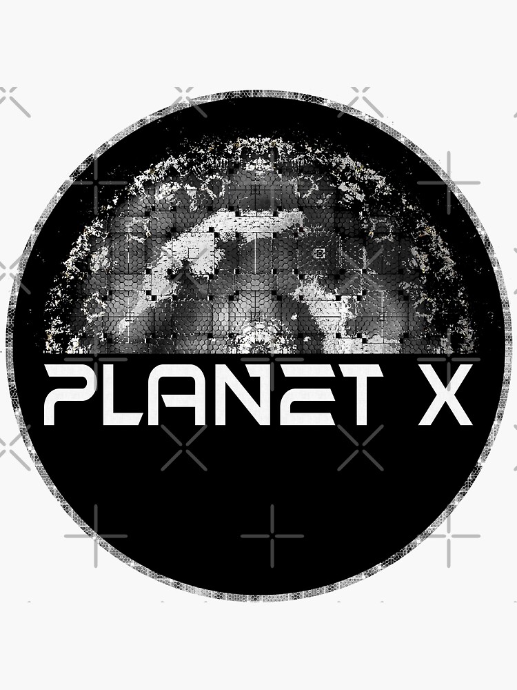 "Space Age Astronomy Art X Brand Logo" Sticker by