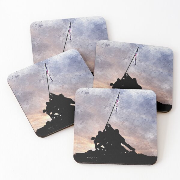 Item preview, Iwo Jima Statue, Watercolor designed and sold by TwoSmallPtatoes.