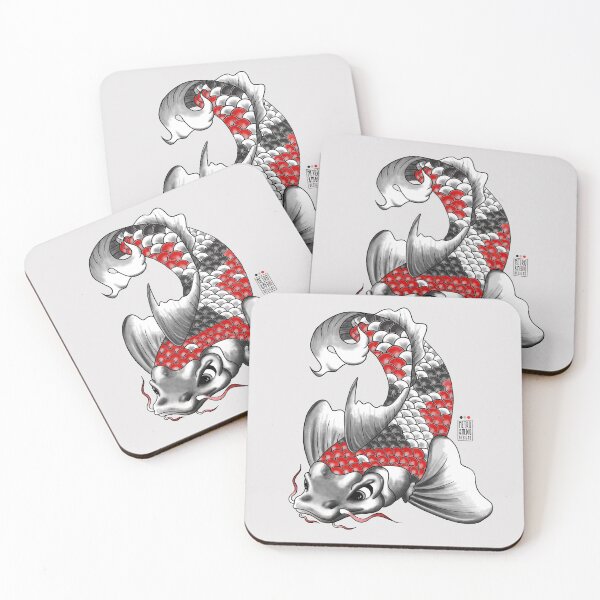Item preview, Diseños de M&M: peces koi designed and sold by chimpunilustracion.