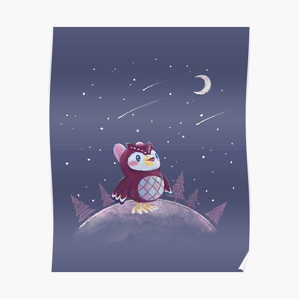 Celeste Animal Crossing // meteor shower, zodiac Poster