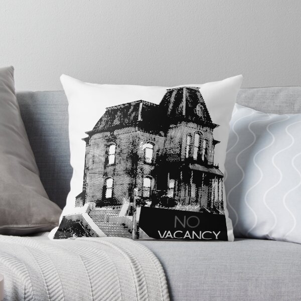 NO VACANCY Throw Pillow