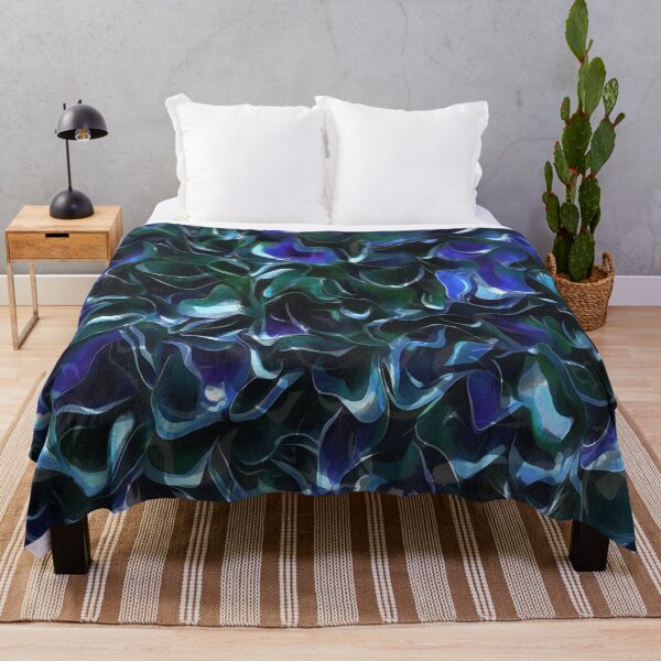 Item preview, Sunlight Reflecting On Water Waves Abstract Art Blue designed and sold by taiche.