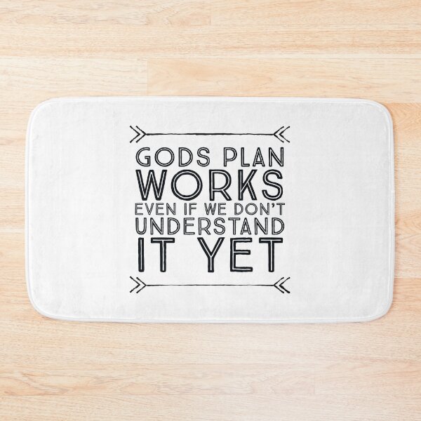 Item preview, God's Plan Quote designed and sold by road-to-faith.