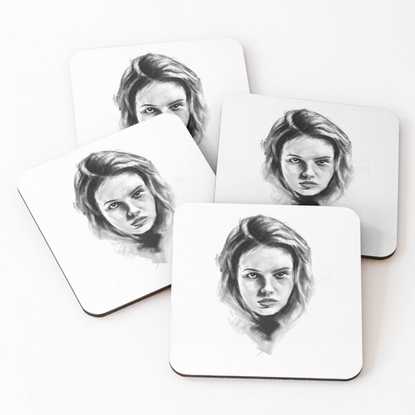 Item preview, charcoal drawing of a woman designed and sold by Denny Stoekenbroek.