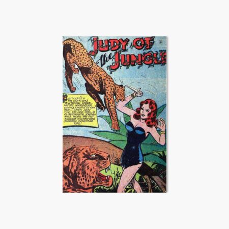 Artikel-Vorschau von Schöne Vintage Rothaarige Judy im Dschungel, der mit Geparden kämpft, designt und verkauft von Aurea-Comics.