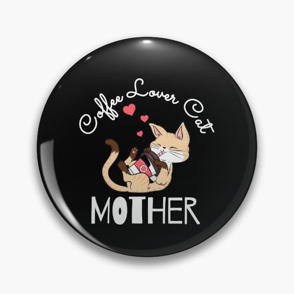Artikelvorschau, Kaffeeliebhaber Katze Mutter Valentine Katzenliebhaber entworfen und verkauft von RadhaWords.