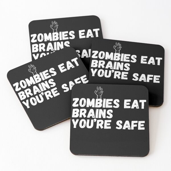 Item preview, Zombies Eat Brains, You're Safe designed and sold by Rebend.