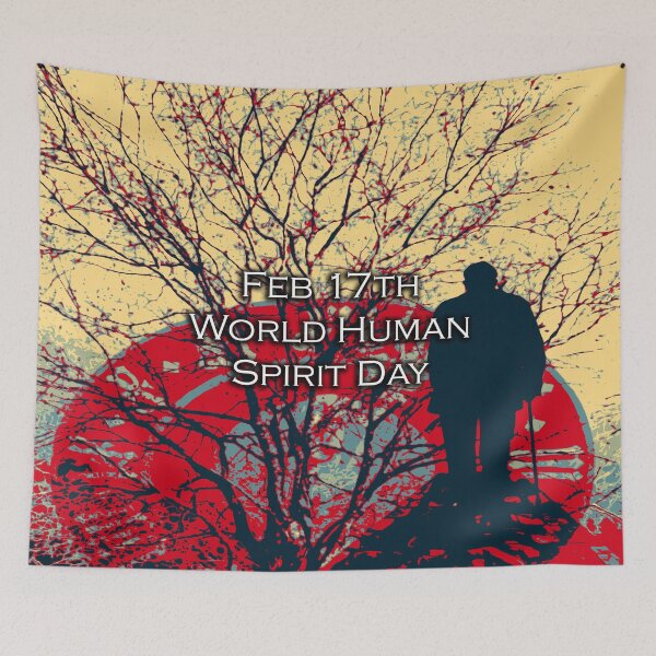 Item preview, I LOVE WORLD HUMAN SPIRIT DAY designed and sold by REALDesign-Shop.