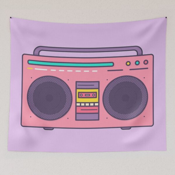 Item preview, Pink Boom Box designed and sold by kawaiistudio.