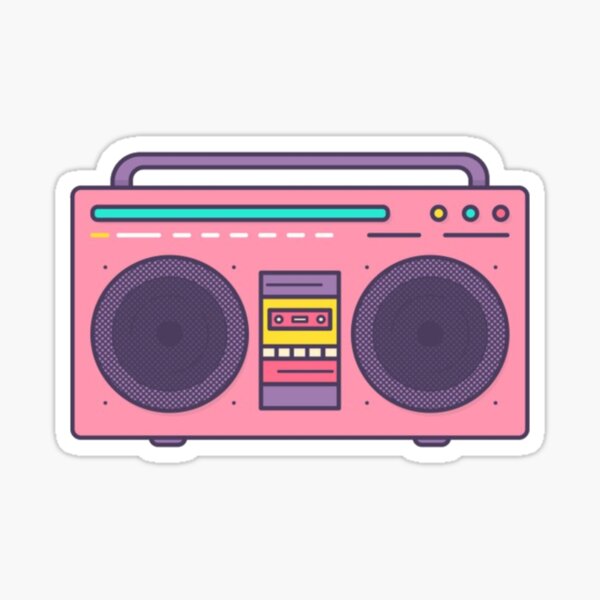 Item preview, Pink Boom Box designed and sold by kawaiistudio.