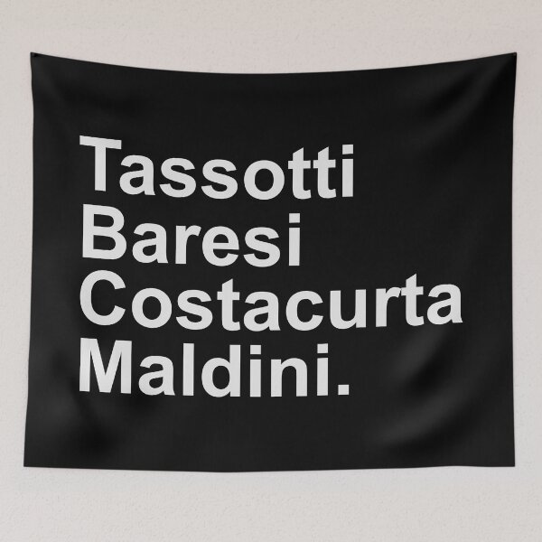 Item preview, AC Milan Best Defender - Tassotti, Baresi, Costacurta, Maldini designed and sold by RB1899.