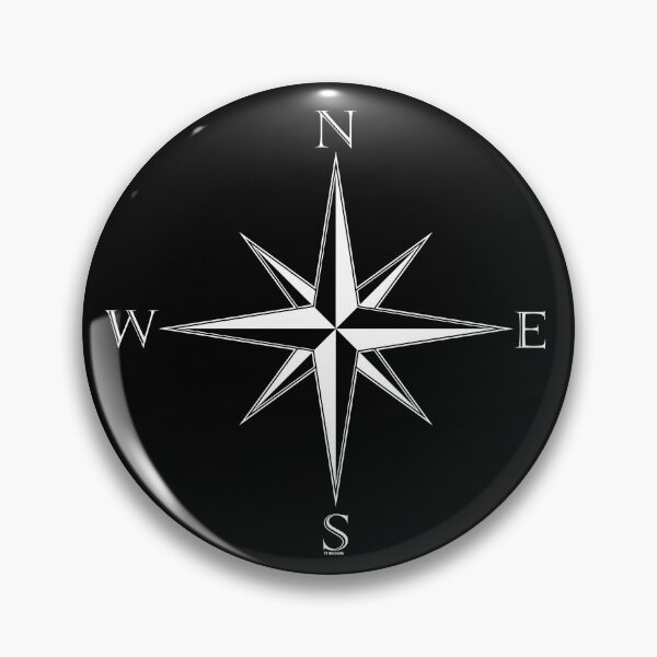 Item preview, Wind rose compass sailing map black designed and sold by 7T-Designs.