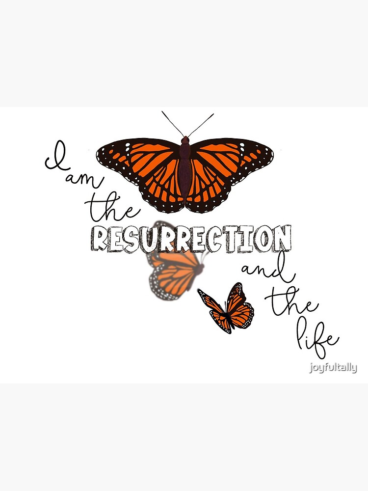 "Resurrection, Butterflies" Art Print for Sale by joyfultally Redbubble
