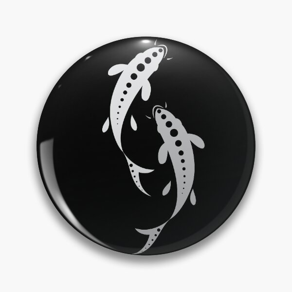 Aperçu de l'œuvre Poisson Koi gris créée et vendue par WorkingWhatnot.